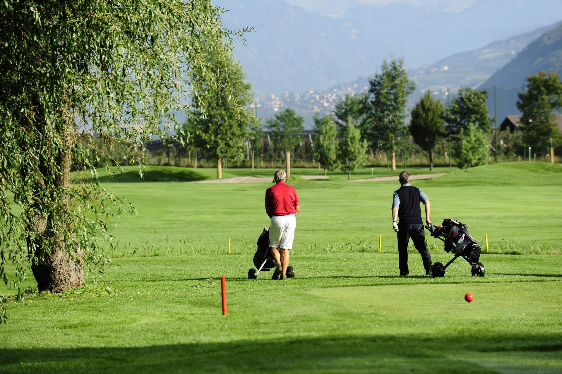 Marlenas Heimvorteil im Golfclub Lana